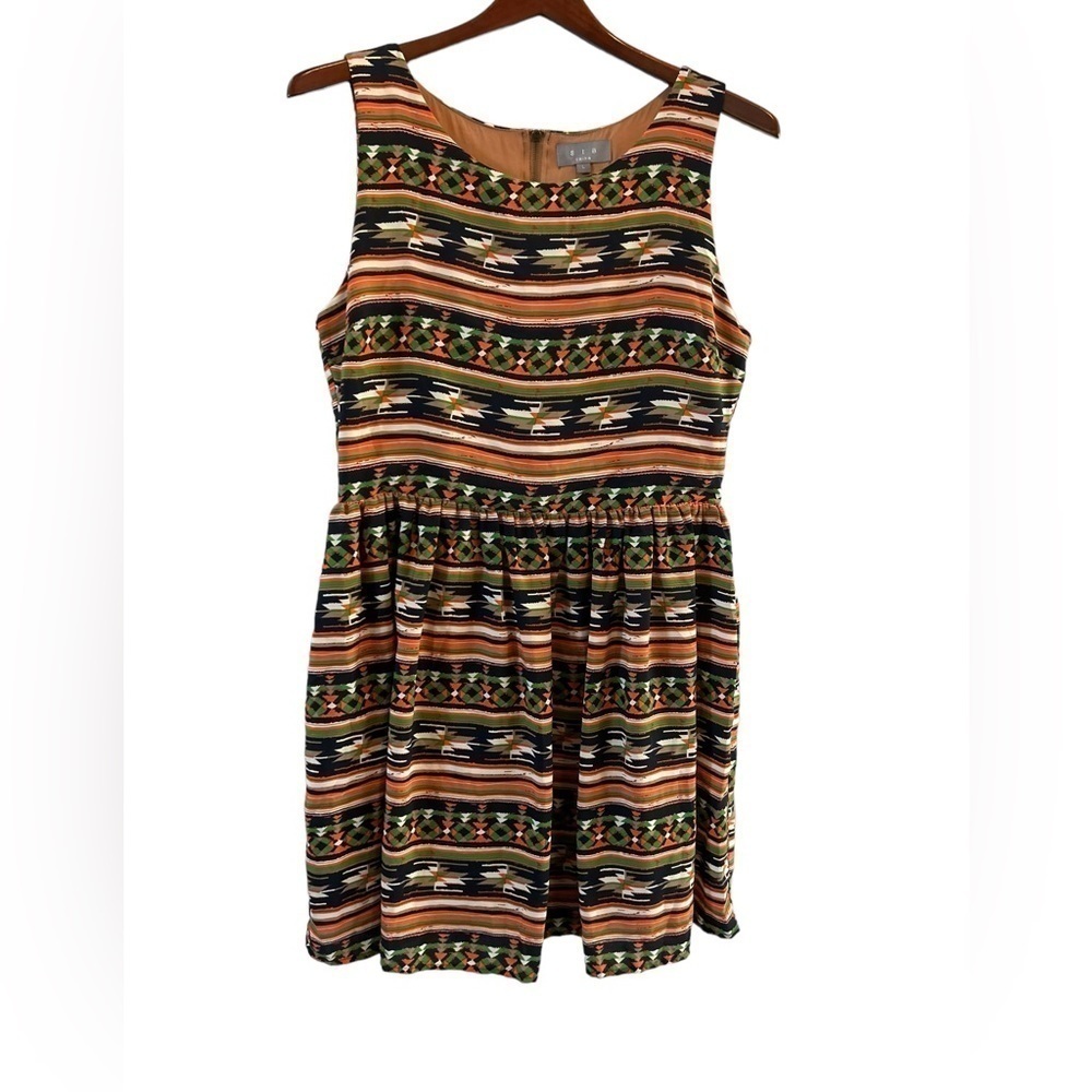 SIB Tribal Aztec Print Dress‎ size L